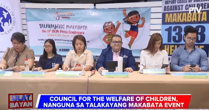 Pinangunahan ng CWC ang Talakayang Makabata kasama po ang ating Child-representative, DSWD, NYC, NNC, at DOH