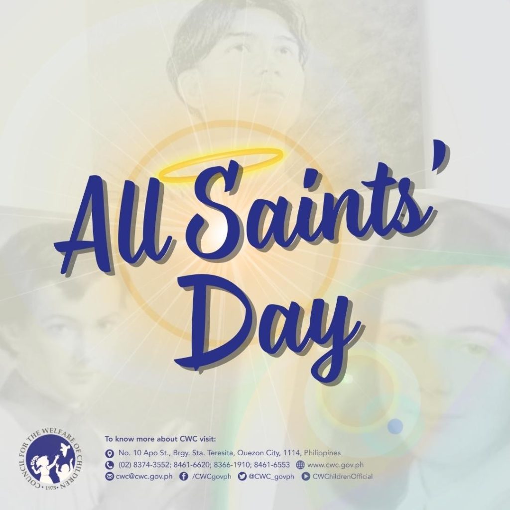 𝐍𝐨𝐯𝐞𝐦𝐛𝐞𝐫 𝟏 is a celebration of the 𝐒𝐨𝐥𝐞𝐦𝐧𝐢𝐭𝐲 𝐨𝐟 𝐀𝐥𝐥 𝐒𝐚𝐢𝐧𝐭𝐬 for Roman Catholics and other Christians around the world