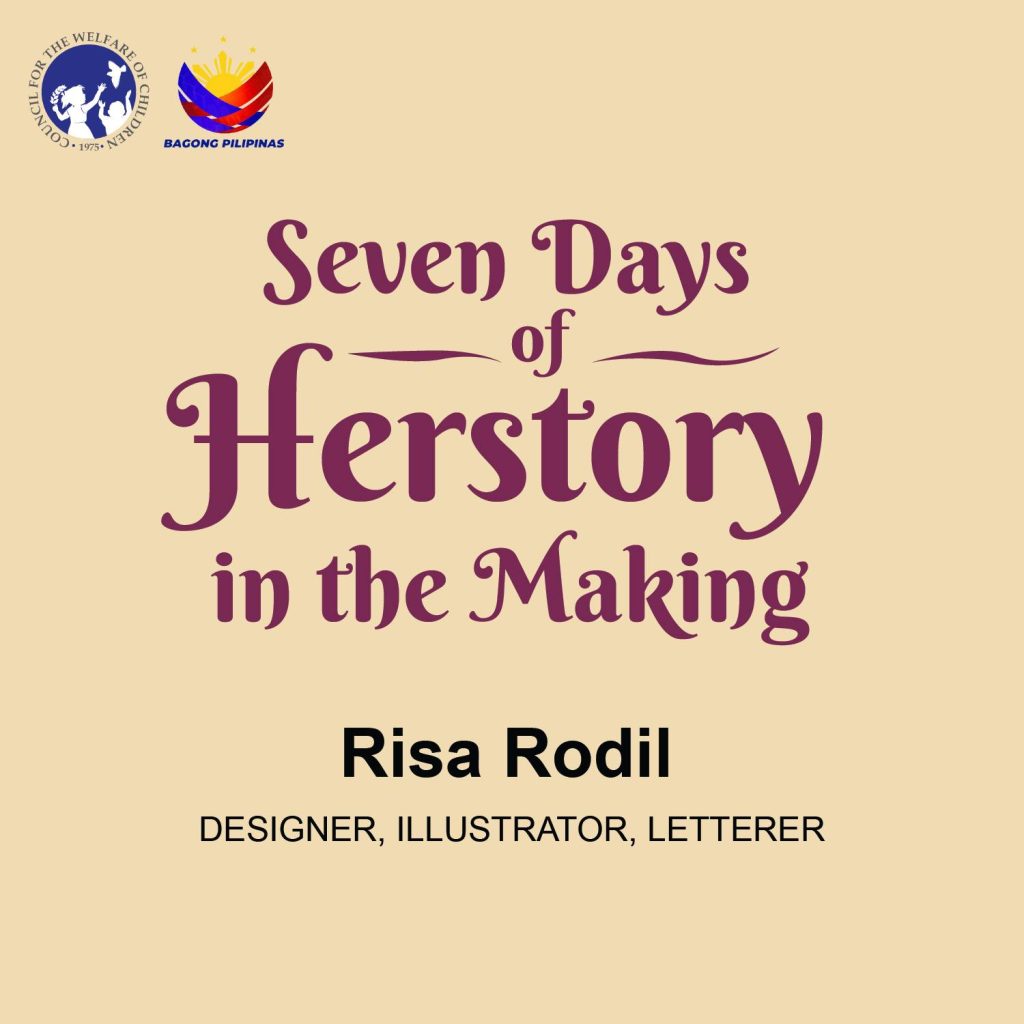 In celebration of Girl Child Week, get to know Ms. Risa Rodil,  a designer, letterer and illustrator.