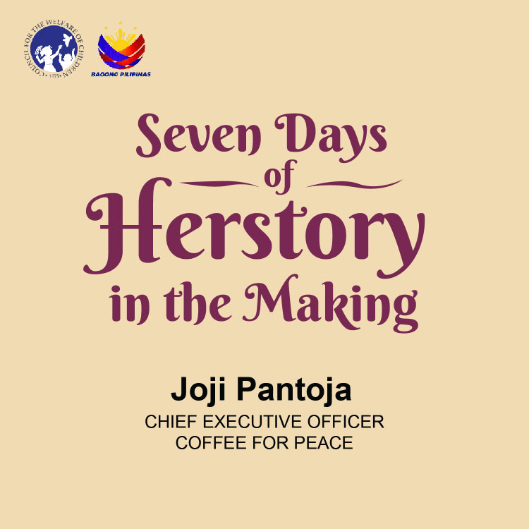 In celebration of Girl Child Week, get to know Ms. Joji Pantoja, advocating for peace through coffee.