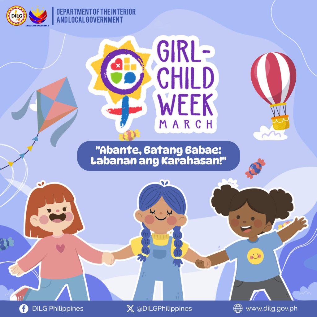 𝐆𝐢𝐫𝐥 𝐂𝐡𝐢𝐥𝐝 𝐖𝐞𝐞𝐤 𝐒𝐭𝐨𝐫𝐲 | Nakikiisa ang DILG sa pagdiriwang ng 2024 Girl Child Week na may temang “Abante, Batang Babae: Labanan ang Karahasan!”