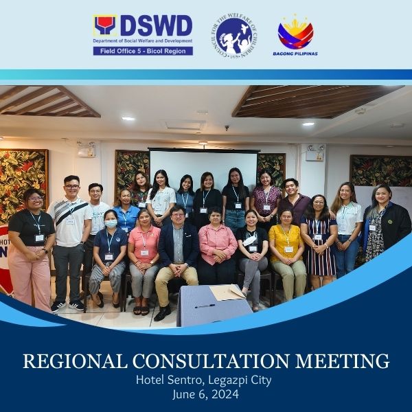 The Council for the Welfare of Children (CWC) through the Monitoring and Evaluation (M&E) Division conducted a Regional Consultation Meeting with the Regional Sub-Committee for the Welfare of Children (RSCWC) Bicol members